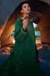 Green Meenakari Silk Woven Suit set