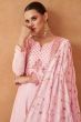 Baby Pink Silk Anarkali Kameez 