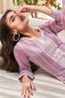 Pastel Purple Silk Pakistani Suit