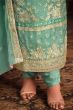 Sea Green Viscose Salwar Kameez