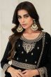 Black Silk Anarkali Suit