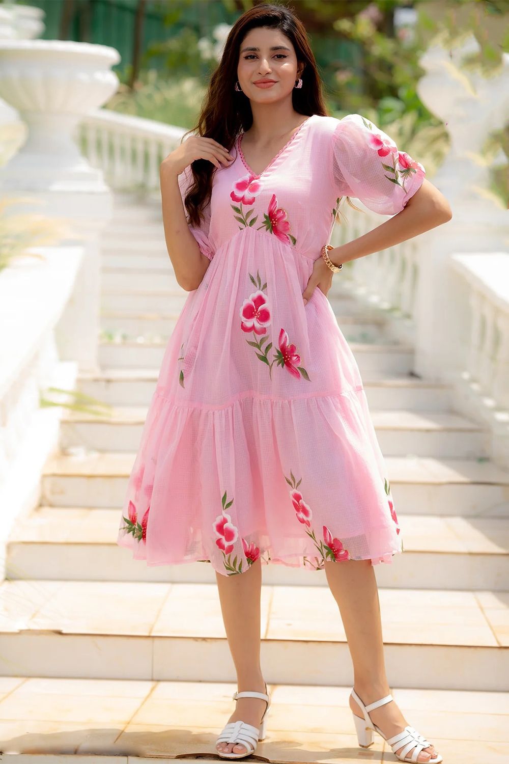 Light Pink Cotton Dress