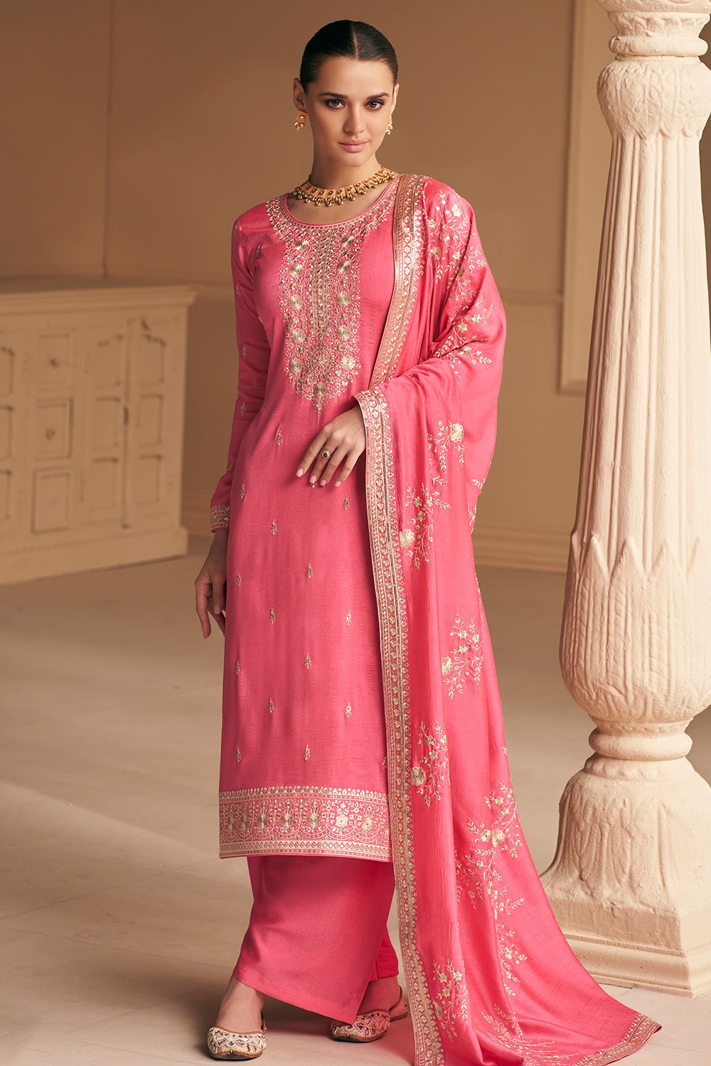 Pink Designer Salwar Suit